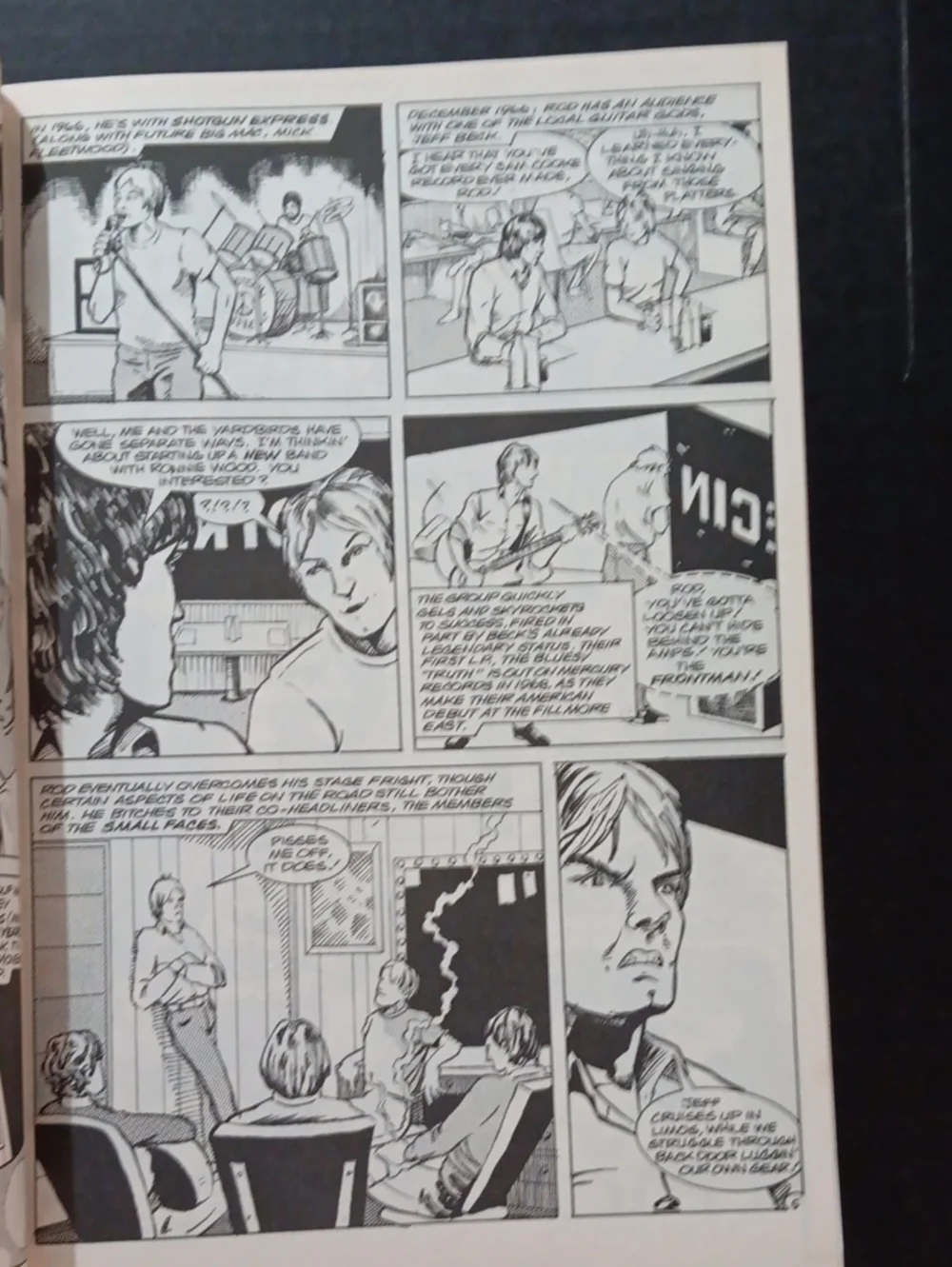 1991 Rod Stewart Rock & Roll Comic Book
